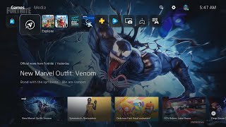 Looking at PS5 Home Menu No Commentary [upl. by Ongineb]