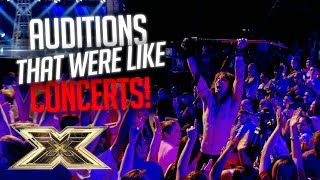 AMAZING Auditions that turned into CONCERTS  The X Factor UK [upl. by Esil879]