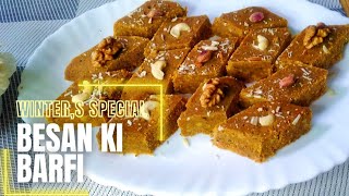 Besan ki Barfi Besan ki Barfi Banana Ka Tarika by Appetative Eats [upl. by Ynaffets342]