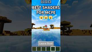 Mcpe Best Shader For Patched 12131 minecraftshortsviral [upl. by Abbie691]