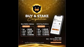 HOW TO STAKE WAKANDA Token [upl. by Kenwrick78]