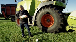 Siliermitteleinsatz zur Grassilage  Gut Hülsenberg [upl. by Ragouzis]