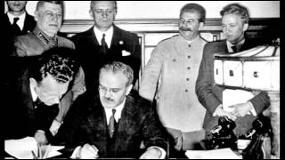 23rd August 1939 NaziSoviet Pact signed by Molotov and Ribbentrop [upl. by Obel455]