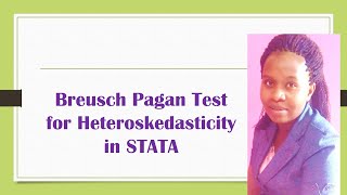 How to run the Breusch Pagan Test for Heteroskedasticity in STATA [upl. by Wilen]