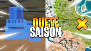 DEPOSER DES PROVISIONS EN UNE SEULE PARTIE EMPLACEMENTS QUETE SAISON FORTNITE 3 SAISON 1 [upl. by Modnarb541]