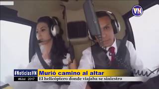 Novia murió cuando iba en helicóptero a su casamiento en Brasil [upl. by Mikiso]