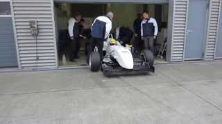 Lasse L Sorensen testing F3 at Lauzitsring in Germany [upl. by Ahsimin]