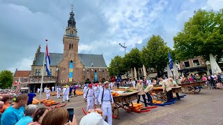 Alkmaar  Stadtrundgang mit Bootsfahrt und Käsemarkt 4K Video [upl. by Booma968]