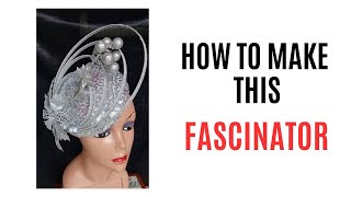 DIY How to make Ring Bonnie cycle fascinator Trendy hat style [upl. by Niriam]