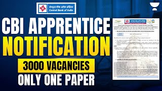 3000 CBI Apprentice Vacancy  CBI Vacancy Notification  CBI Vacancy Complete Notification  Amrit [upl. by Leon]