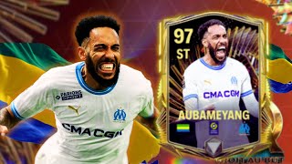 TOTS 97 OVR AUBAMEYANG Review in FC Mobile Is He Worth the Hype [upl. by Amati75]