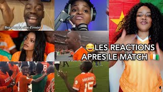 ⚽️🥳🇨🇮LES REACTIONS APRÈS LA QUALIFICATION DES IVOIRIENS EN FINALECAN 2024 [upl. by Adohr761]