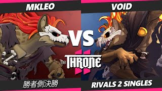 The Throne 2 勝者側決勝  MkLeo Forsburn Vs VoiD Forsburn Rivals of Aether 2  RoA2 [upl. by Thalassa]