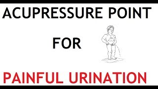 Acupressure Point for Dysuria  Painful Urination [upl. by Cocks]