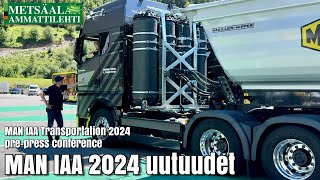 MAN IAA Transportation 2024 prepress conference  MAN IAA uutuudet [upl. by Htaras]