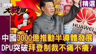 【精選】習近平政策性基金「3000億推動半導體發展」！DPU技術急起直追「突破老美GPU算力限制」拜登制裁不痛不癢？！｜環球大戰線 Globalvisiontalk [upl. by Lahtnero]