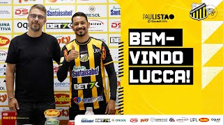 🟡⚫️ Grêmio Novorizontino apresenta Lucca para temporada 2024 [upl. by Ferdinand]