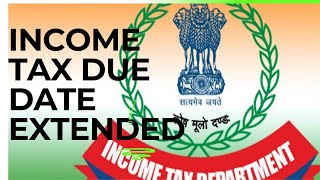 INCOME TAX DUE DATE EXTENDED updates facts tax GST incometaxact [upl. by Anahsit942]