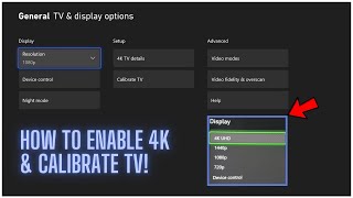 How to Enable 4K on Xbox Series S amp Xbox Series X [upl. by Magna]