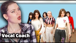 THEY SANG THIS DANCE PRACTICE LIVE  Vocal Coach Reaction to NMIXX [upl. by Nicolle]