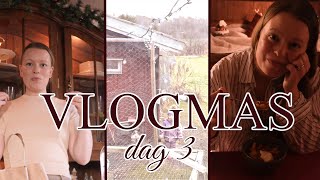 VLOGMAS DAG 3  FÖLJ FAMILJEN FRAM TILL JUL  Egen kaffesirap veckohandlar klipper håret själv [upl. by Abehshtab368]