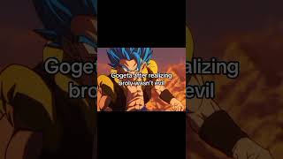 When gogeta realize broly wasnt evil ☠️ goku dragonball [upl. by Rissa]