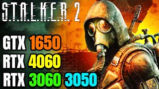 STALKER 2  GTX 1650  RTX 3060  4060  3050  Can we SURVIVE [upl. by Anemij]