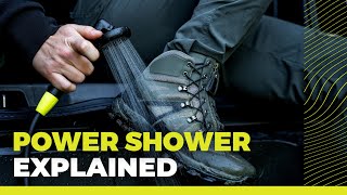 EXPLAINED Outdoor Power Shower [upl. by Hannon]