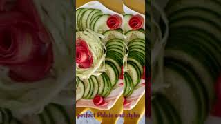 Salads l Salad ideas l Salad Garnishing ideas l Salad Plater l Perfect palate and stylesshort [upl. by Belicia525]