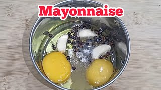 How To Make Mayonnaise At Home  Homemade Mayonnaise  Mayonnaise RajaCookingRecipes [upl. by Quirita]