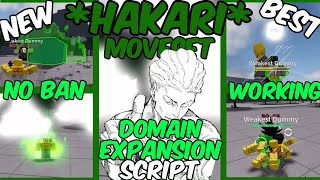 NEW🟢💪Roblox tsb script  Hakari moveset script  Domain expansion Custom SFX amp VFX green energy🟩 [upl. by Fernandina]