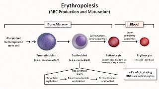 Normal RBC Physiology Including erythropoiesis [upl. by Banna698]