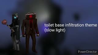 toilet base infiltration theme slow light [upl. by Ube499]