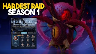 Tarisland  Hardest Raid Season 1 Server First Clear 100 Challenge Mode [upl. by Ziana863]