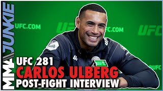 Carlos Ulberg Proud to Get City Kickboxings Night Off to Violent Start  UFC 281 [upl. by Biagi]