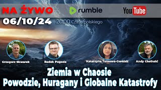 🔴LIVE 061024  Ziemia w Chaosie Powodzie Huragany i Globalne Katastrofy [upl. by Alehcim]