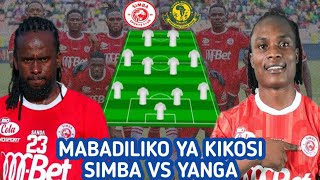 Kocha FADLU Ametangaza Kikosi Cha Simba Leo Dhidi Ya Yanga Sc Simba SC Vs Yanga liveKariakoo derby [upl. by Tadeo848]