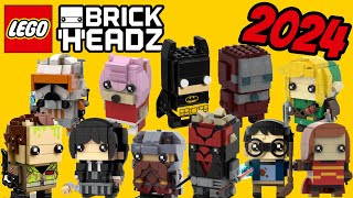 All 2024 LEGO Brickheadz Revealed Leaked amp Rumoured So Far [upl. by Nnaecyoj505]