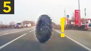 Top 5 Runaway Wheel Videos [upl. by Irafat]