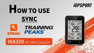 iGS320｜How to sync StravaampTrainingpeaks [upl. by Nisotawulo]