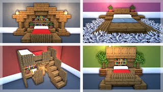 10 AWESOME Bed Designs for Your Minecraft Bedroom [upl. by Kendry]