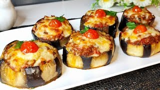 Non friggere le melanzane 😍Le 2 ricette di MELANZANE ripiene più deliziose che potete fare [upl. by Iuq]