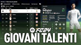 TOP GIOVANI TALENTI SU FC 24 UFFICIALE  FC 24 Carriera Allenatore [upl. by Wandy]