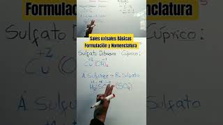 Sales Oxisales Básicas Formulación y Nomenclatura química salesoxisales salesbasicas [upl. by Jeremiah]