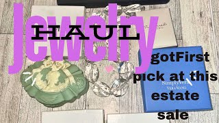 Estate Sale Jewelry Haul I Got Private Showing 😱 Lots of goodies For 5 [upl. by Tollman283]