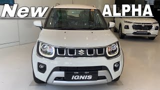 IGNIS ALPHA 2024 TOP MODEL ❤️ NEW IGNIS Top Model 2024 🔥 Maruti Suzuki IGNIS Alpha White Review [upl. by Gilbertine]