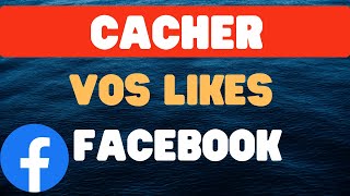 Comment CACHER vos likes Facebook [upl. by Kiehl]