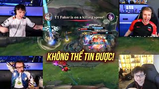 TỔNG HỢP PHẢN ỨNG CÁC STREAMER TRƯỚC MÀN LẬT GIAO TRANH KINH DỊ CỦA T1 TRƯỚC BLG VÀ VÔ ĐỊCH NEIT TV [upl. by Diane-Marie354]