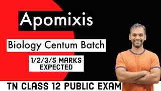 Apomixis  Biology Centum Batch [upl. by Korie683]