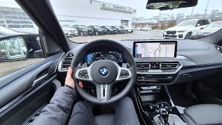 New BMW X3 M40i 2022 Test Drive POV [upl. by Hayton779]